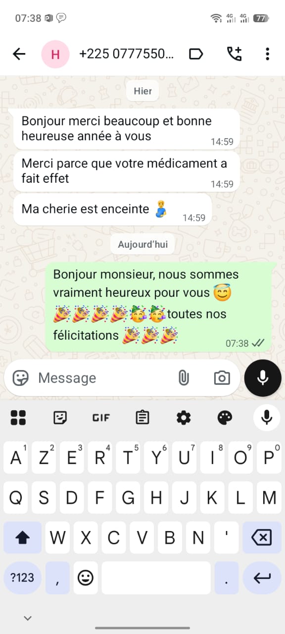 Témoignage WhatsApp d’un couple