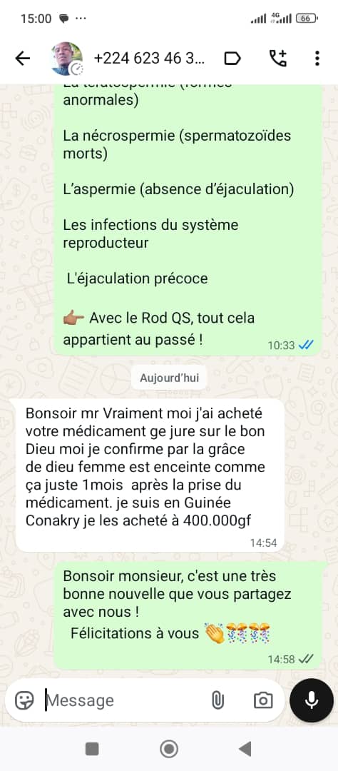 Échange WhatsApp autour de Rod Qs